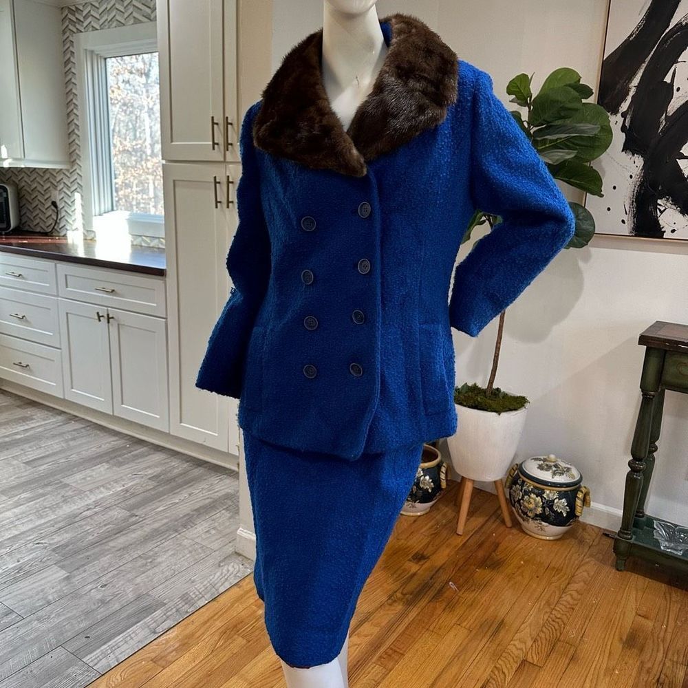 One of a kind vintage Two-Piece Skirt Suit,Late 1970's -Early 1980's Collection.